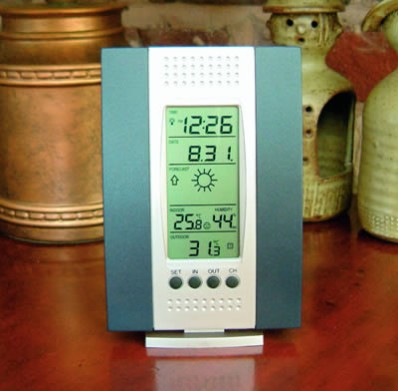 Medidor Climatológico / Reloj de Interior-Exterior / Termómetro